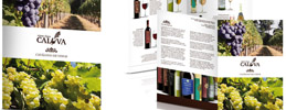 Bodega CALUVA - diseño catálogo de vinos