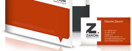 Inmobiliaria Claudia Zanoni - diseño de logotipo y papelería institucional